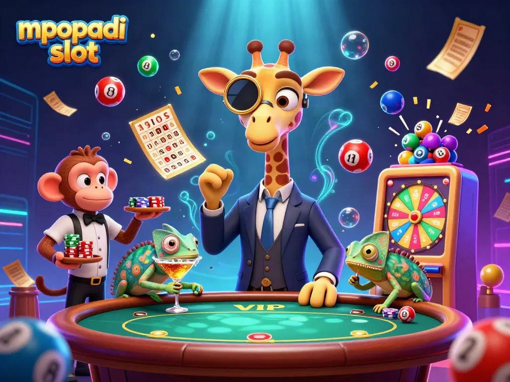 Engage with the vibrant world of mpopadi slot featuring animated characters and dynamic gaming elements.